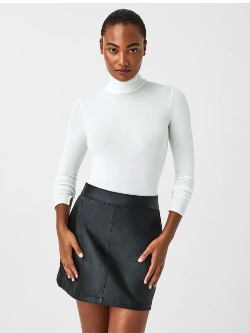 Spanx Better Base Long Sleeve Turtleneck  in Powder
